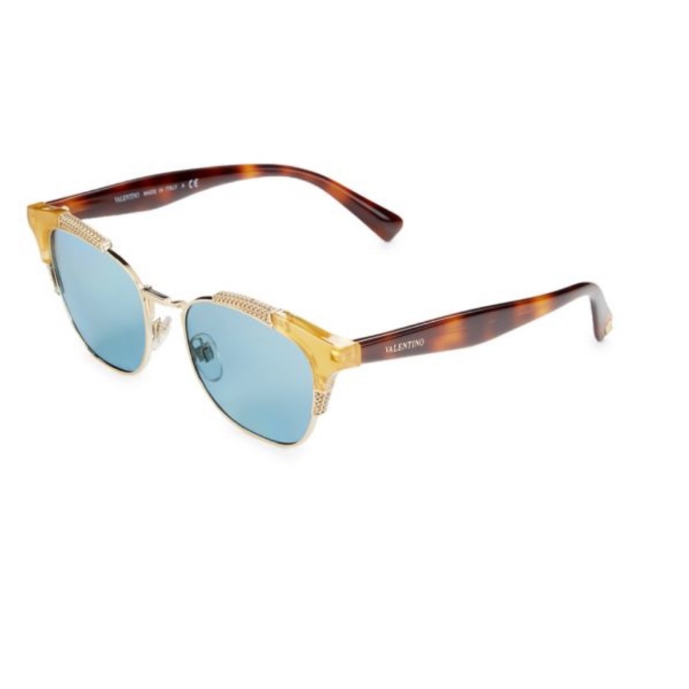 NWOT VALENTINO 51MM Round Sunglasses